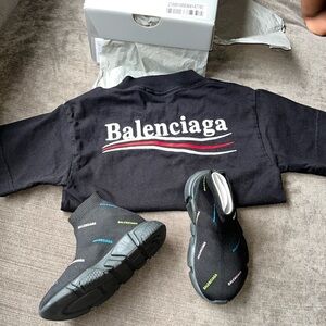 Balenciaga sneakers and T-shirt